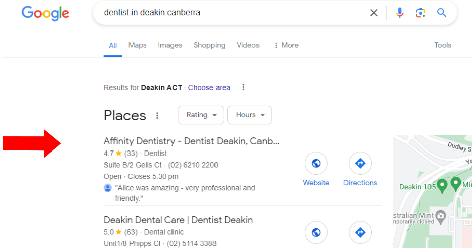 Affinity -marketing result